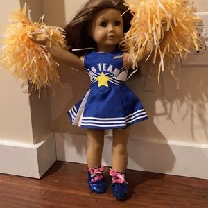 American girl cheerleading set